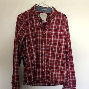 Abercrombie and Fitch mens long sleeve shirt